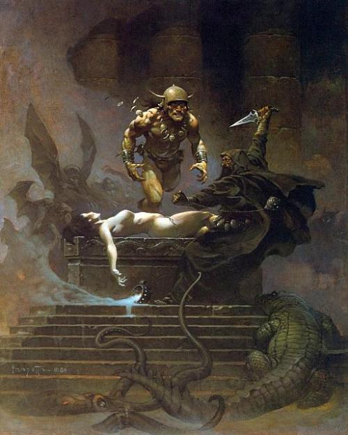 comicshistory:  Frank Frazetta  