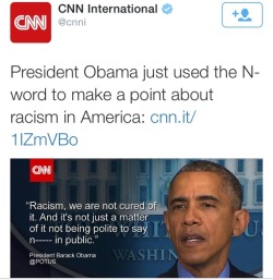 msinterrobang:  krxs10:  Obama finally drops the N-Word in serious