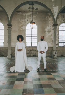 solangesolo:  Congratulations to the newlyweds, Solange &