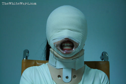 thewhiteward:  TheWhiteWard.com  - Patient 003 - Treatment 1 - Hysteria Treatment under heavy medical bondage  