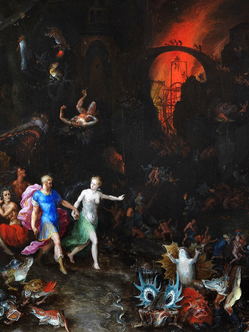 ghostowlattic:  Jan Brueghel The Elder. Detail from Aeneas and