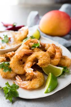 the-food-porn:  fattributes:  Coconut Shrimp with Spicy Thai