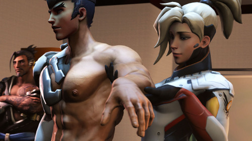 Some more renders i did as of late with our favorite Handsoap and Gengu, i often find myself thinking/musing about their personal lives outside of Overwatch a lot.I run a (mostly) hentai/porn blog but i’m a horrible sap.