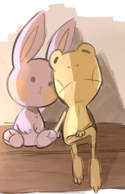 ladie-bug:  Hinabunny and Narutoad