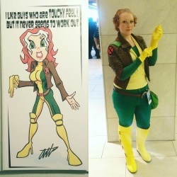 kaitlinrc:  Rogue cosplay for Dragoncon. Art by aboveaverageart