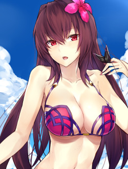 jijipi-heika:  スカサハ | 狂気 [pixiv]