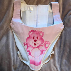 evilrashida:Vivienne Westwood Spring/Summer 1990 Care Bear Corset.