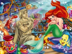 What if Prince Eric was the one turned into a mermaid? The story