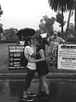 lesbian-gallery:    My girlfriend and I at San Diego Gay Pride