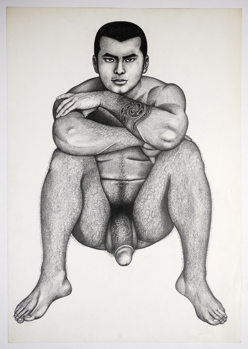 gaymanga:  Original illustrations byÂ Go MishimaÂ (ä¸‰å³¶å‰›, 1924-1988) Photographed from the collection of theÂ Tom of Finland Foundation. 