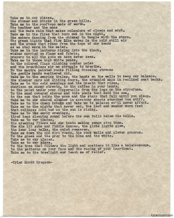 tylerknott:  Typewriter Series #897 by Tyler Knott Gregson