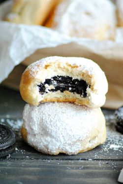 confectionerybliss:  Baked “Deep Fried” Oreos • Something