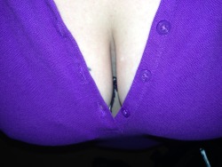 Mrs. Korppi’s cleavage. A nice cleavage shot of his wife! 