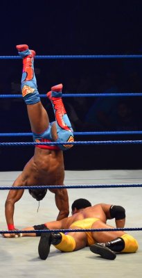 rwfan11:  Kofi Kingston and Darren Young bulge shot