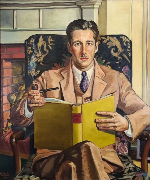 beyond-the-pale:B. Jones Thornley, Portrait of a Gentleman, 1935