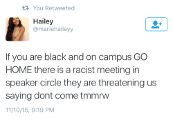 hiiilife20:  Please pray for the black students at The University