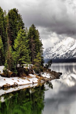 traveleronearth:  Jackson Lake, Wyoming 