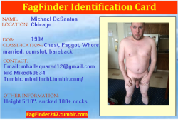 ultrafagsexposed4ever:  fagfinder247:  This faggot admits to