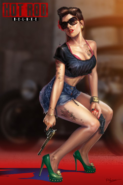 art-of-cg-girls:  hot rod girl! by zzz zzz 