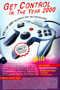 n64thstreet:  SCAN TIME: Nintendo Power’s controller giveaway