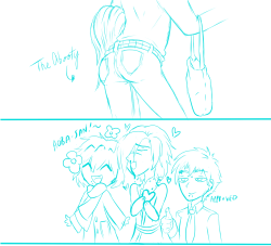 darkysartdungeon:  I had this cute idea that whenever Aoba and