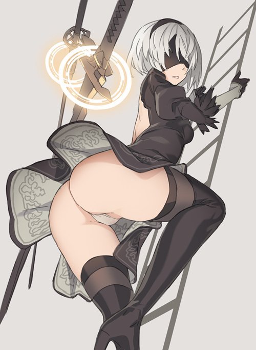 Was gonna hold off on a 2B set to avoid the bandwagon, but since I love Nier and I’m hype as hell for the sequel, here’s some love for Nier: Automata’s protagonist. Also,  revere dat ass! <3