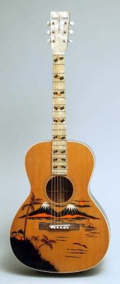 frettedchordophones: 1930 Gibson Marshall special Hawaiian guitar