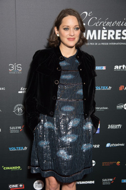 rodrigo-cassian:    Marion Cotillard attends the 22nd Lumieres