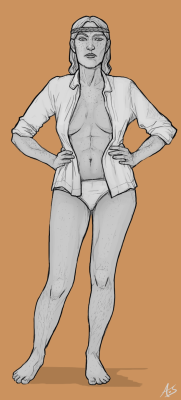 enigmaticagentalice: continuing my hobby of hot-but-fairly-realistic-pinups