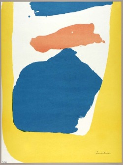 confront:  Helen Frankenthaler, Untitled, 1965 via primary-yellow