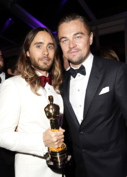 linadeville:  thessfw:  Jared Leto and Leonardo DiCaprio at