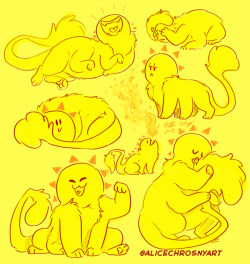 alicechrosnyart: Little Sunny Sunday doodles I did on my friend’s