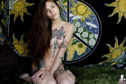 suicidegirlsandhopefuls:  Teeny in her set Wanderlust shot by