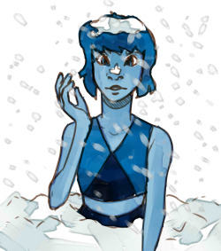  -Lapis in the snow! :D   hope this is ok!! good luck w/ your