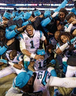 blackboysrock:  Congrats on making it to the Super Bowl Carolina