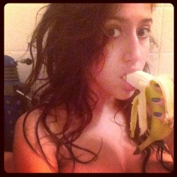 Always take a banana to a party. #bathparty #dalekbathgetyourownbanana