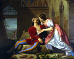 Bonifacio expiring in Imelda’s arms in Donizetti’s opera,