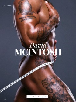 oofahpapa:  metamesaloud:  David mcintosh Naked for Gay Times