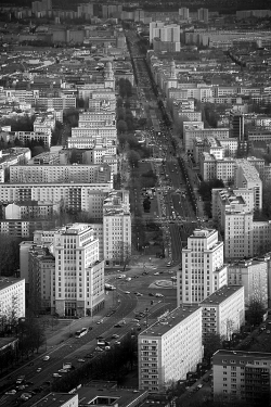 eastberliner:  Karl Marx Alee . former Stalinallee , Berlin 2012