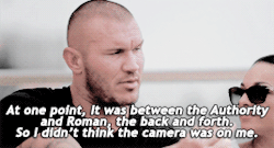 rolleign: Randy Orton on the supposed “kiss” to Roman Reigns