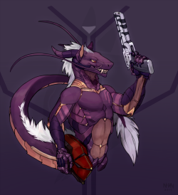 nevan-art:  MECHA NOODLE DERG 