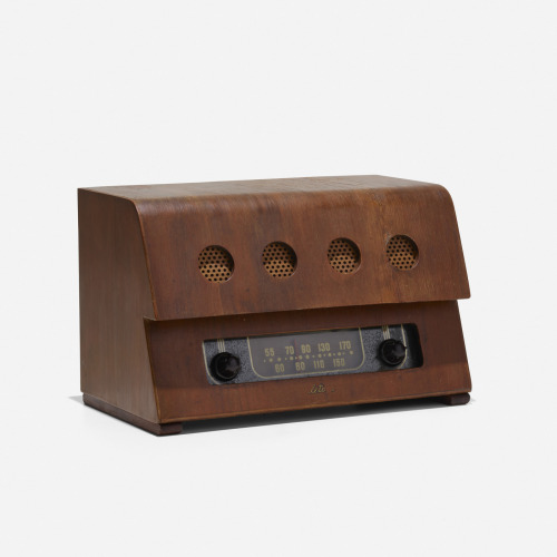 blondebrainpower: Charles and Ray Eames Radio Evans Products/Tele-tone