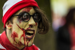 horrorpunk:  “You’ve got red on you.” Zombies Invade Brussels!