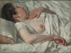 Francisco Gimeno y Arasa (Tortosa 1858 - Barcelona 1927); Sleeping