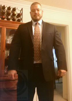 foxbear:  Wore the black suit to court this morning.  And that