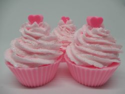 lilac-soap: Love Spell Cupcake Soap // StylishBathCreations