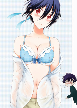 sqidimus:   Tsugumi Seishirou in underwears - Nisekoi   Credits