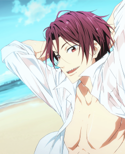 fangasming:  Download wallpaper size here: {Rin}{Haru} (1920x1080)