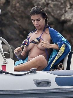 toplessbeachcelebs:  Elisabetta Canalis (Italian Actress) topless