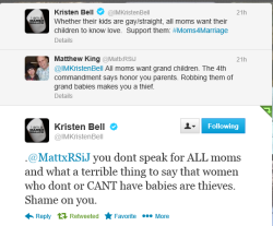 ramblingsofanangryirishman:  Kristen Bell wins all the Mothers
